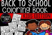 Enjoy this free Back to School Coloring Book! Print all or some of the pages for...