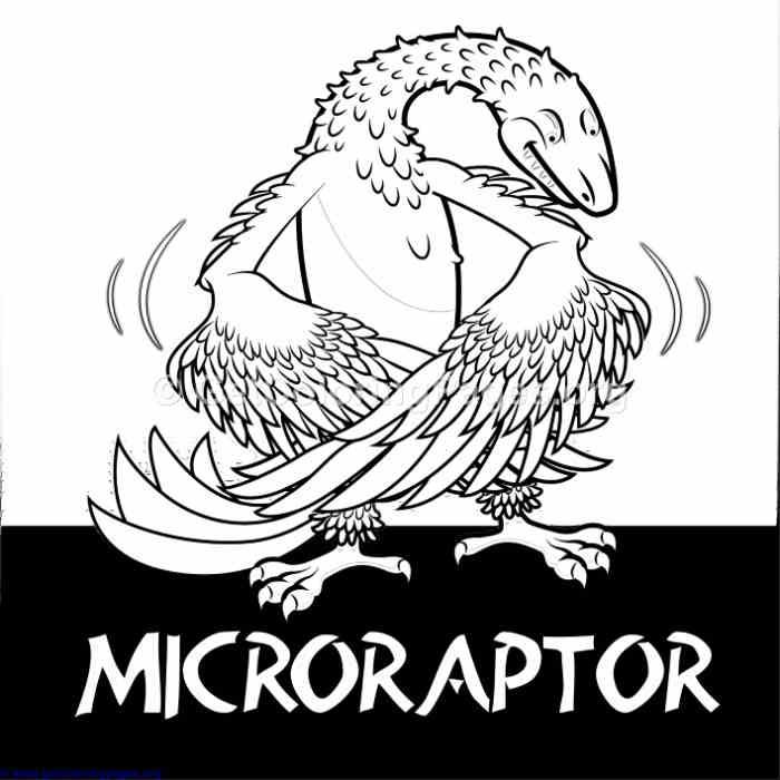 Free Downloads Microraptor Cute Dinosaurs Coloring Pages #coloring #coloringbook… Wallpaper