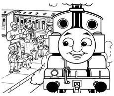 Free Printable Coloring Pages of The Fergus Train