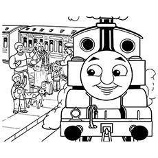 Free Printable Coloring Pages of The Fergus Train Wallpaper
