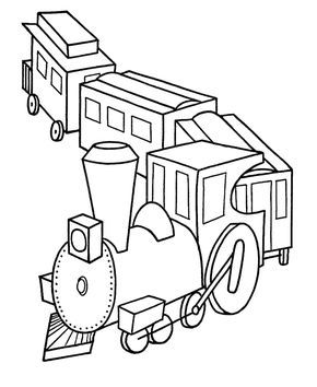 Free Printable Train Coloring Pages For Kids Wallpaper