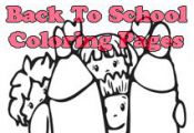 Free, big Back To School Coloring Pages