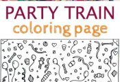 Free, printable train coloring page for kids by children's book illustrator.