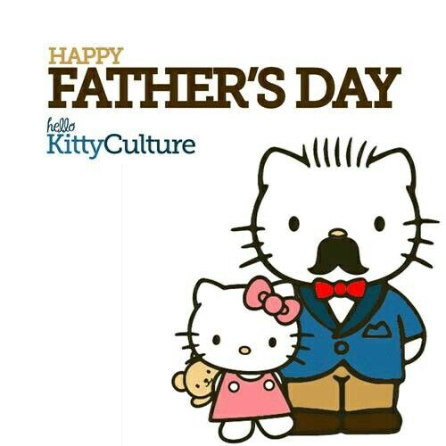 Happy father day hello kitty Wallpaper
