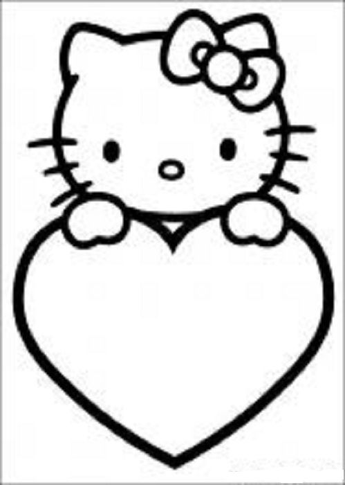 Hello Kitty Coloring Pages (8) Wallpaper
