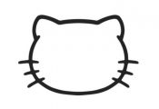 Hello Kitty Outline