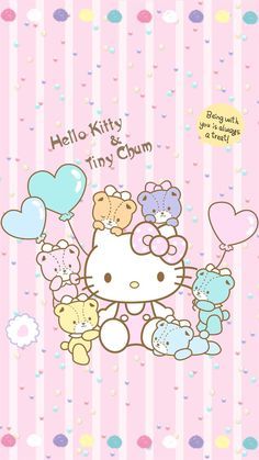 Hello Kitty & Tiny Chum Wallpaper
