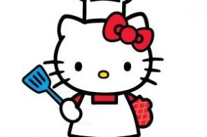 Hello Kitty likes to bake