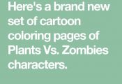 Here's a brand new set of cartoon coloring pages of Plants Vs. Zombies chara...