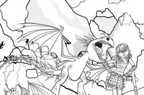How to Train Your Dragon, : How to Train Your Dragon Coloring Pages for Kids