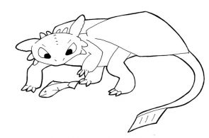 How to train your dragon coloring page - trendingideas.com... - #How-To-Train-Yo...