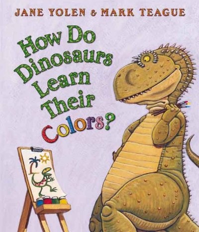 Illustrations and rhyming text show dinosaurs learning the names of all the colo… Wallpaper
