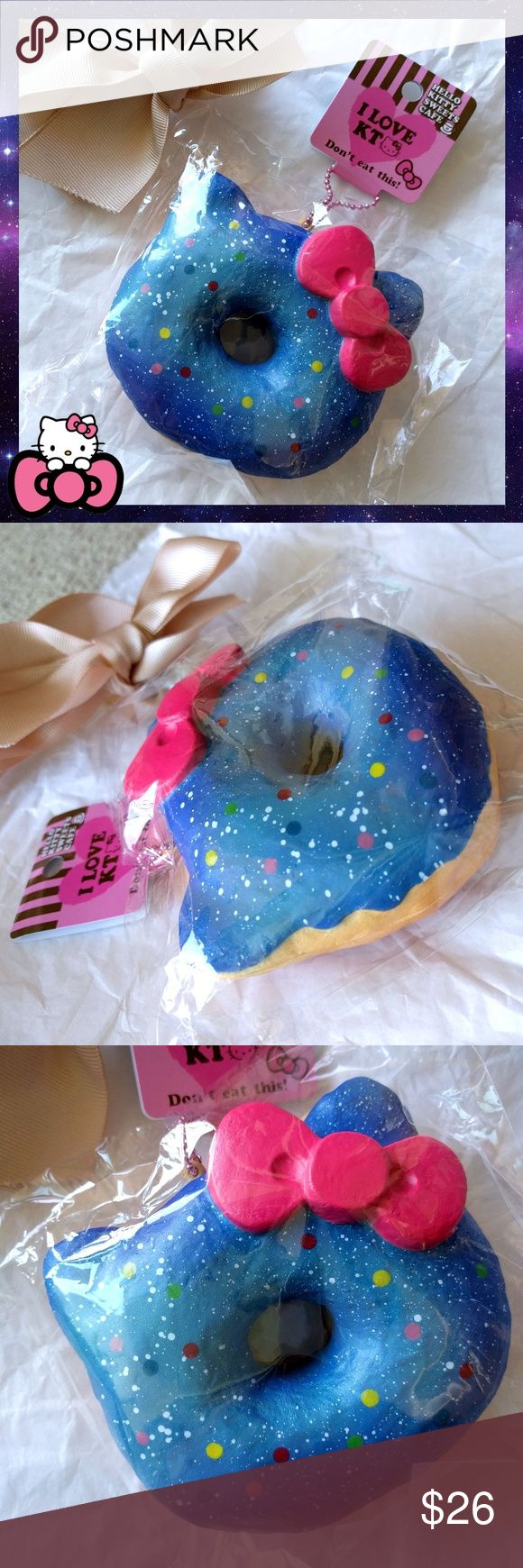 Licensed JUMBO HELLO KITTY GALAXY DONUT SQUISHY ?? ????Soft and squishy!! Authen…