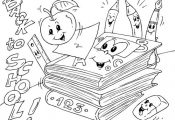 Lots of back to school coloring pages