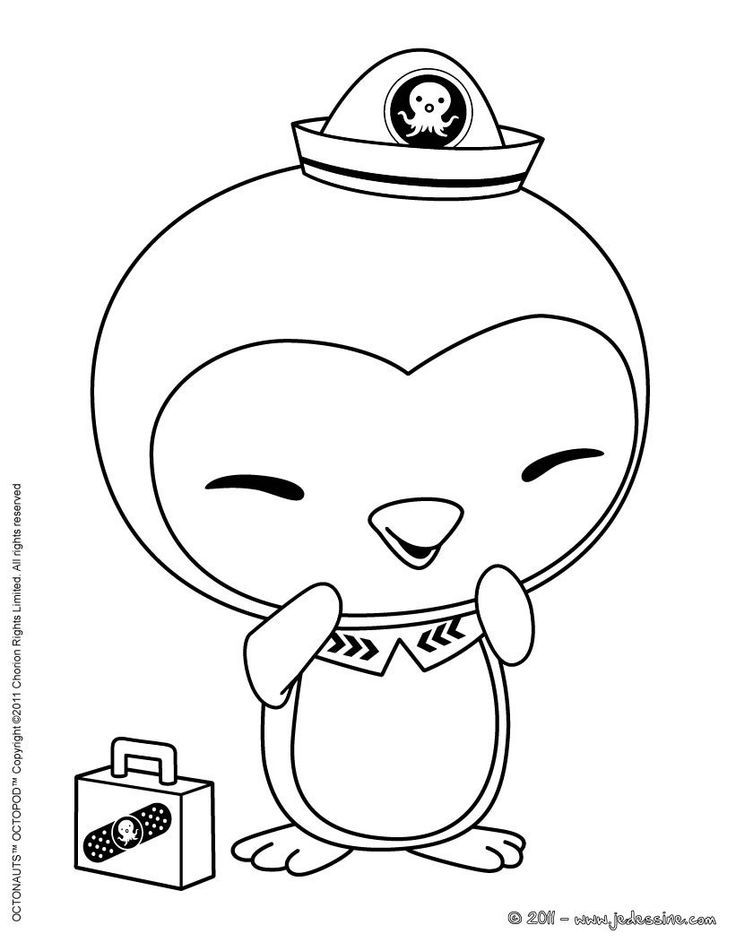Octonauts Coloring Pages for Free | Coloriage MEDIC PESO PENGUIN   #cartoon #col… Wallpaper