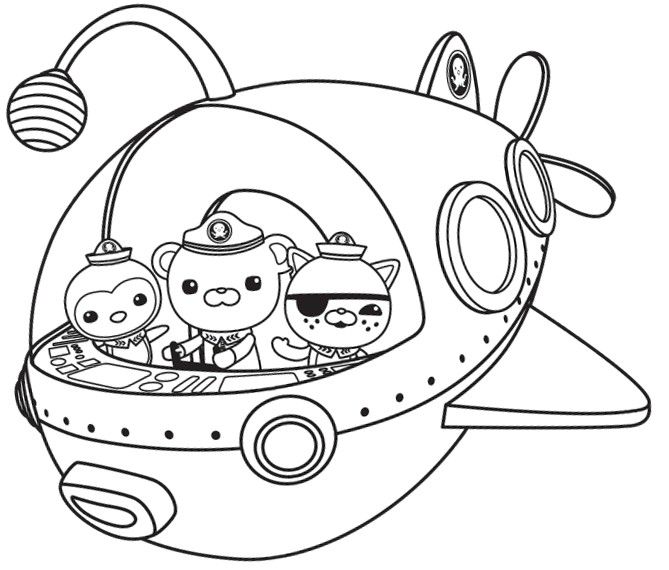 Octonauts Coloring Pages Wallpaper