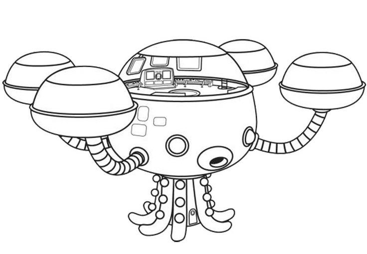 Octonauts: Octopod Coloring Page
