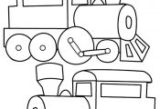 Old School Train Coloring Page | Image Coloring Pages