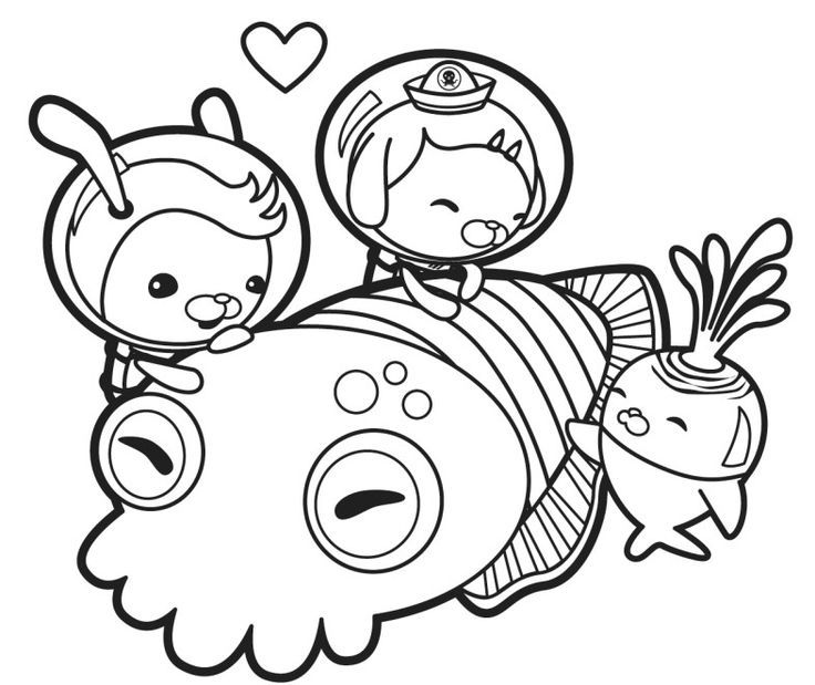Print Octonauts Coloring Pages   #cartoon #coloring #pages