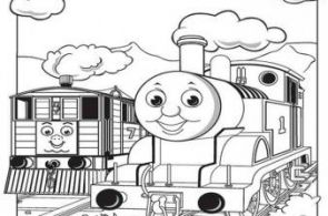 Print out pictures of Toby the tram engine Thomas the train and friends coloring...