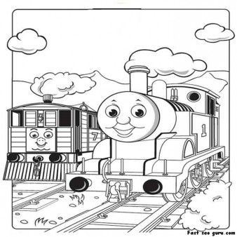 Print out pictures of Toby the tram engine Thomas the train and friends coloring… Wallpaper