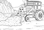 Printable Free Cartoon Thomas The Train And Friends Coloring Pages #