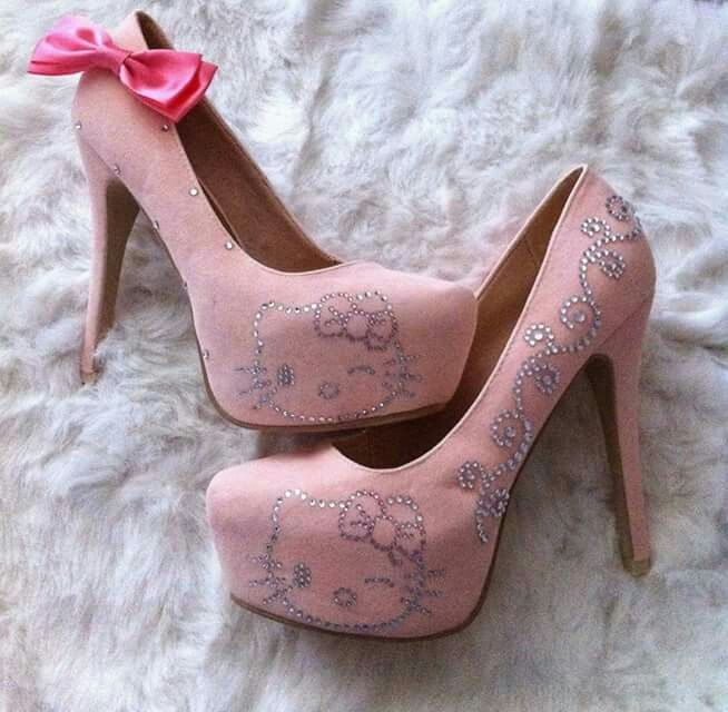 Pumps de Hello Kitty rosados!