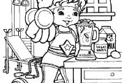 Rainbow Brite color page - Coloring pages for kids - Cartoon ...