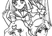 Sailor Moon color page cartoon characters coloring pages, color plate, coloring ...