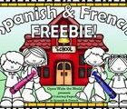 Spanish & French Back to School Coloring Pages FREEBIE!