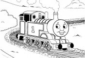 Steam Train Coloring Pages