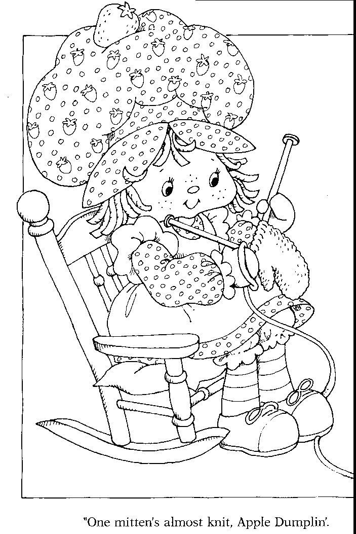 Strawberry Shortcake Cartoon Coloring Pages | Return to Strawberry Shortcake Col… Wallpaper
