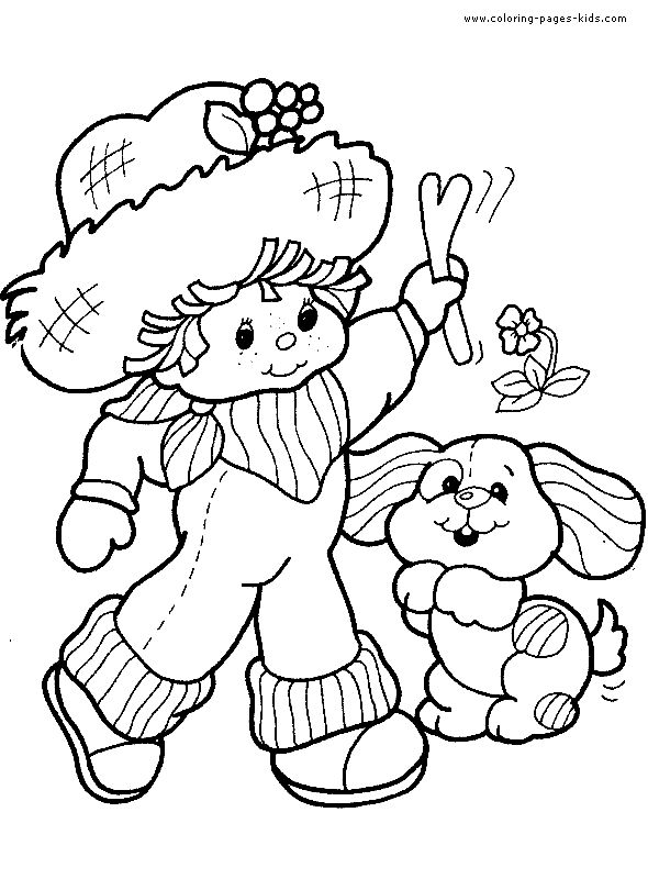 Strawberry Shortcake color page, cartoon characters coloring pages, color plate,… Wallpaper