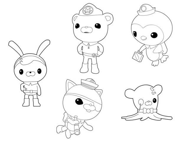 The Octonauts Characters Coloring Page – Download & Print Online … Wallpaper
