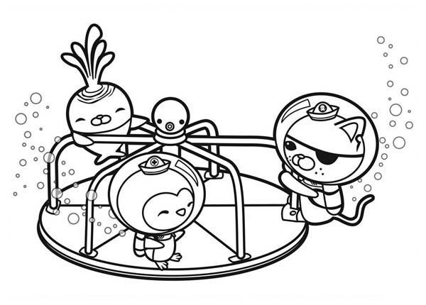 The-Octonauts-Playing-Together-Coloring-Page.jpg (600×430) #cartoon # ...