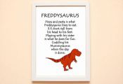 The Tyrannosaurus Rex is one of the most recognisable dinosaurs. This fun colour...