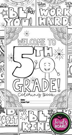 This 5th Grade Back to School Coloring Book is designed to welcome your new stud… Wallpaper