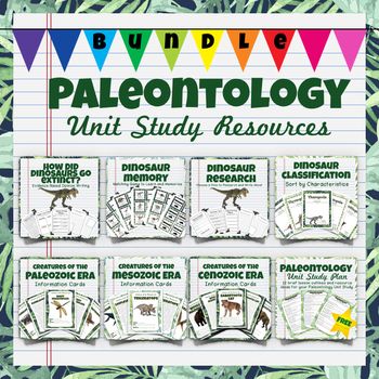 This bundle provides valuable resources to use to supplement your Paleontology o…