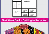 This ‘All About Me T shirt’ art and writing activity is an easy back to scho...