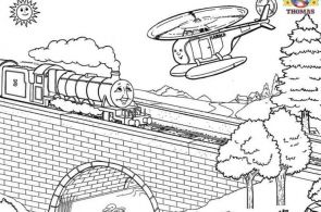 Thomas The Train Coloring Pages | Tweeting Cities | Free Coloring ...