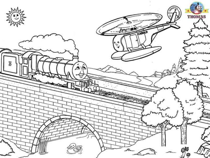 Thomas The Train Coloring Pages | Tweeting Cities | Free Coloring … Wallpaper