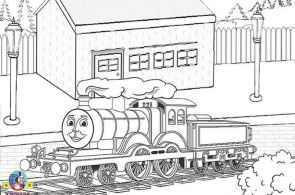 Thomas The Train Printable Coloring Pages - Coloring For ...