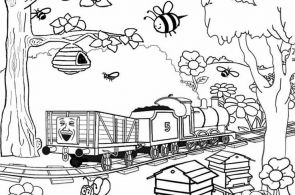 Thomas the train halloween worksheets for kids | Thomas the train coloring pages...