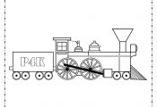 Train Coloring Page for boys : Printables for Kids – free word search puzzles,...