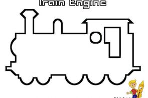 Train Engine Picture To Print Out