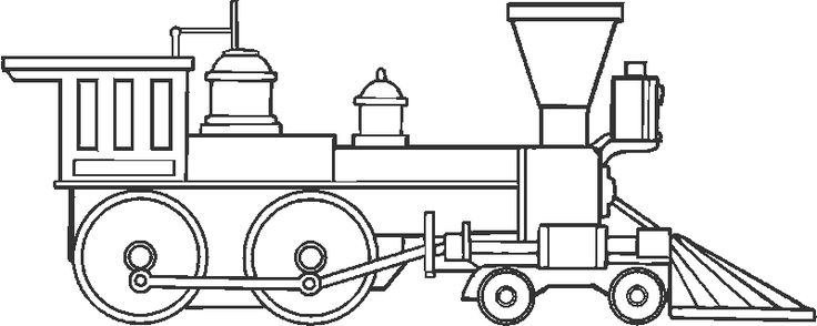 Train coloring pages – lots!