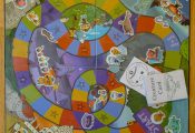 Turned a Cranium board from the thrift store into an Octonauts game with some pa...