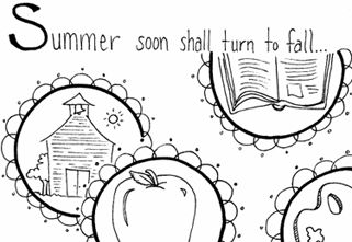 “Use this coloring page with your children to talk about going back to school.” Wallpaper