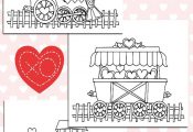 Valentine Train Coloring Pages - Kids Activities Blog