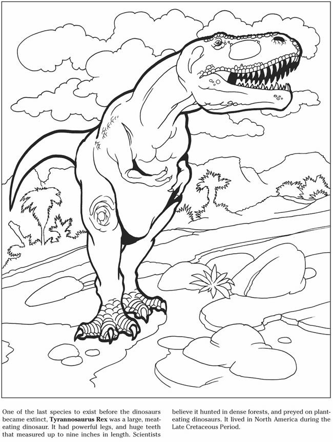 Welcome to Dover Publications 3-D Coloring Book – Dinosaurs
